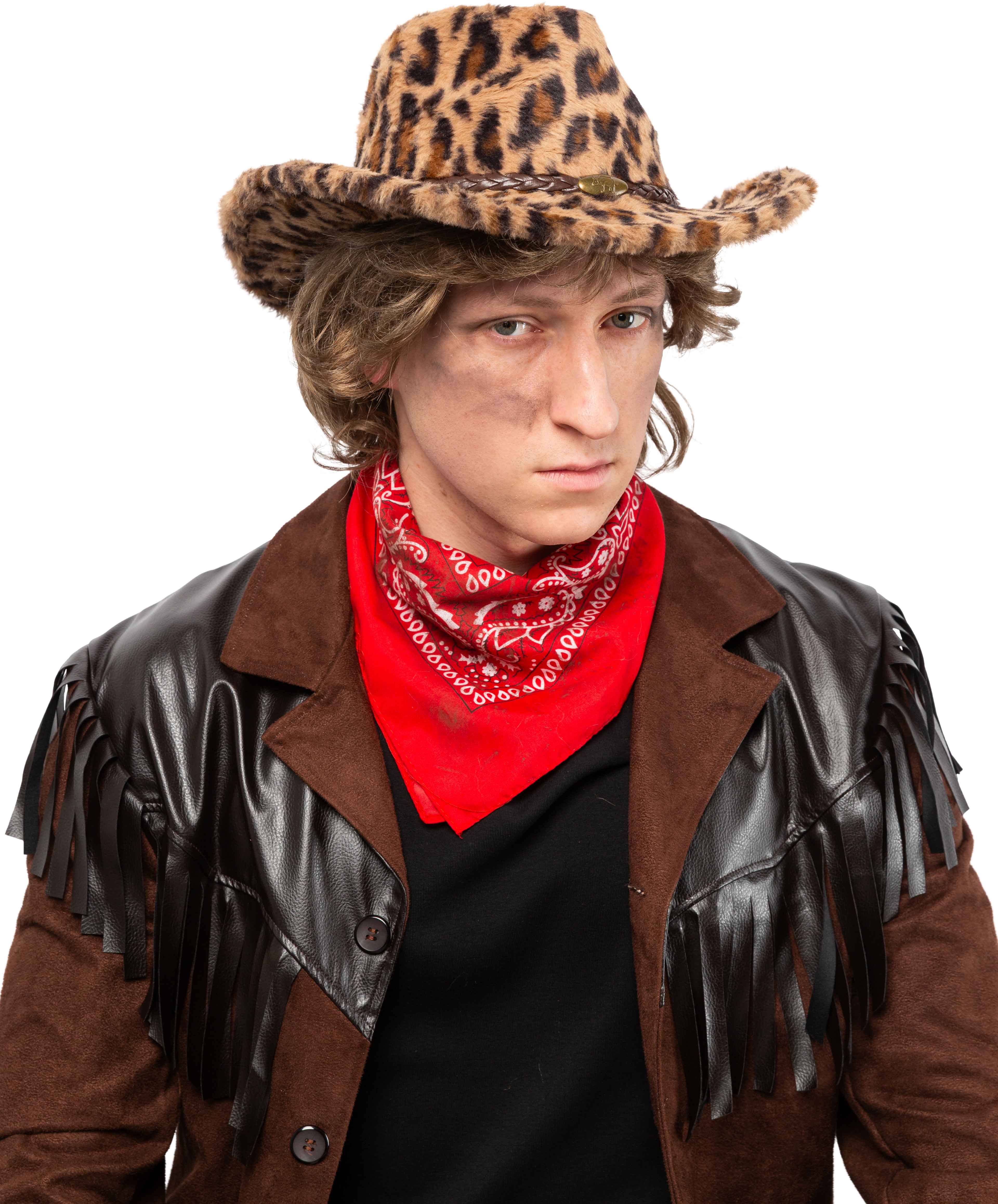 Cowboy hat plush Leo, brown