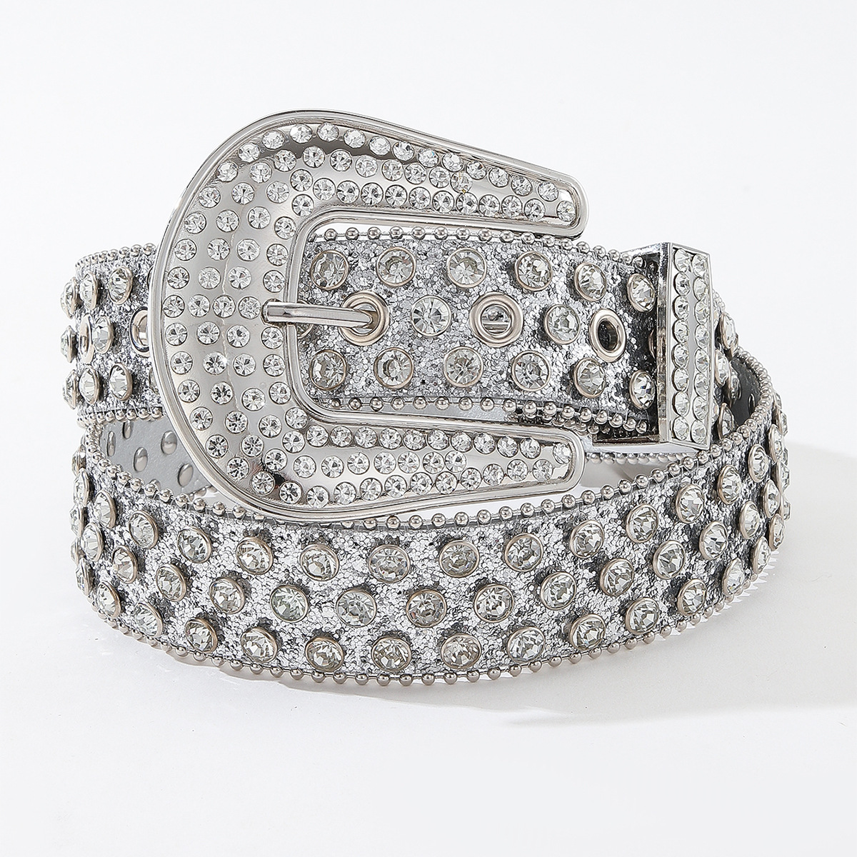 Gürtel Strass, silber
