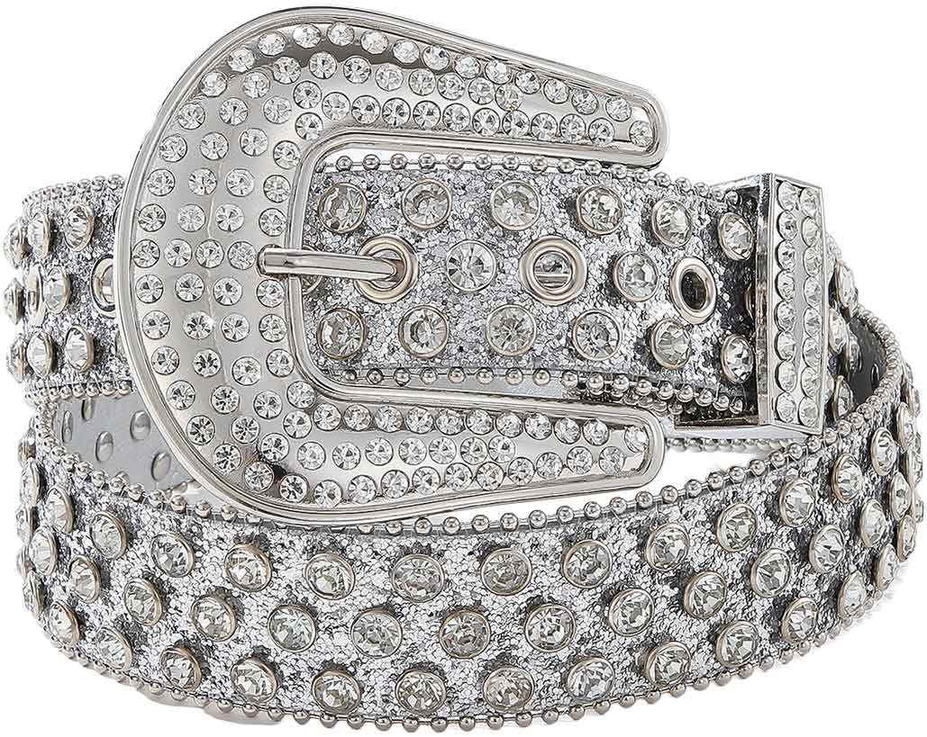 Gürtel Strass, silber