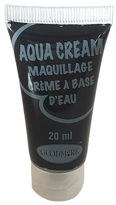 Aqua-Creme Schminke, schwarz