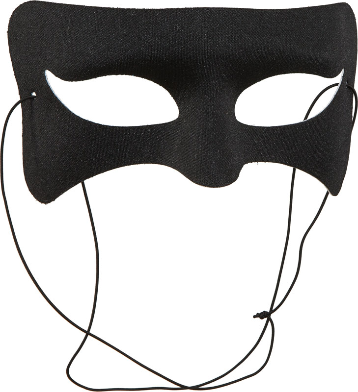 Maske, schwarz
