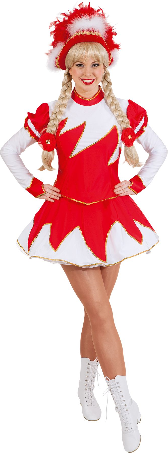 Costume étencielle, rouge-blanc de Luxe