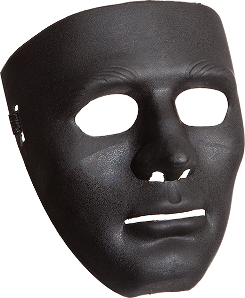 Maske, schwarz 