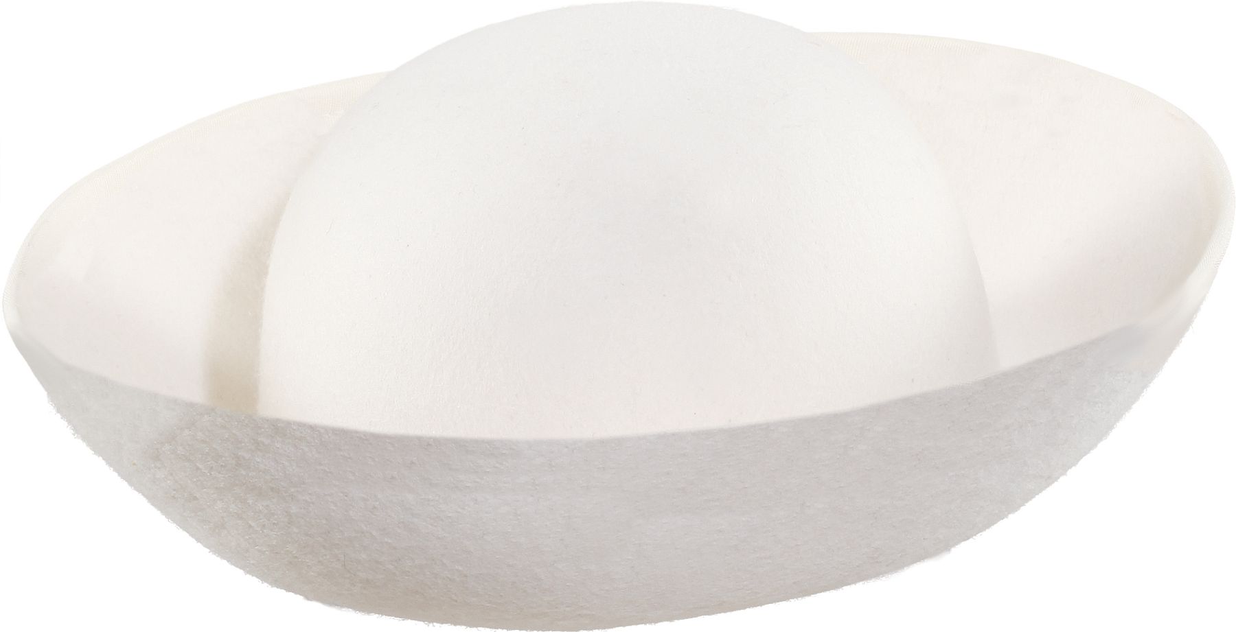 Tricorn hat white, blank