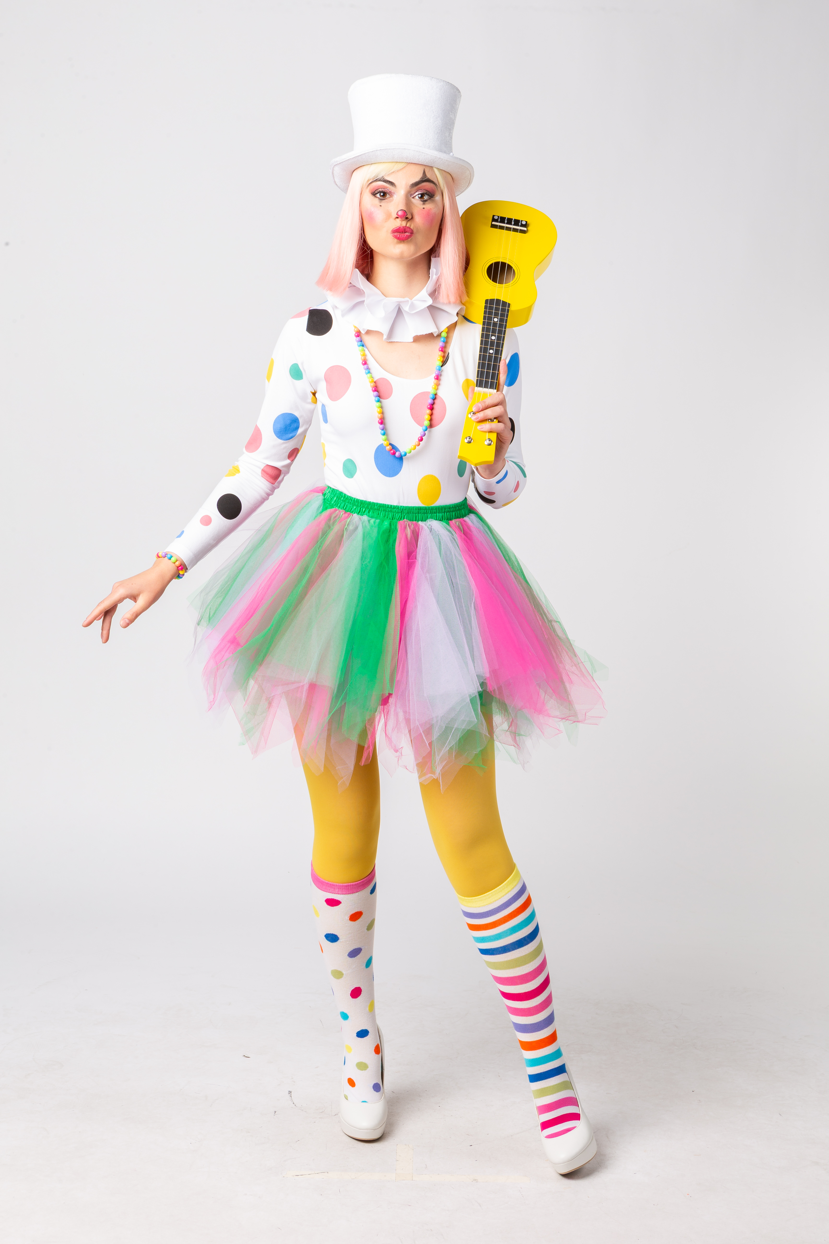 Body clown, colorful