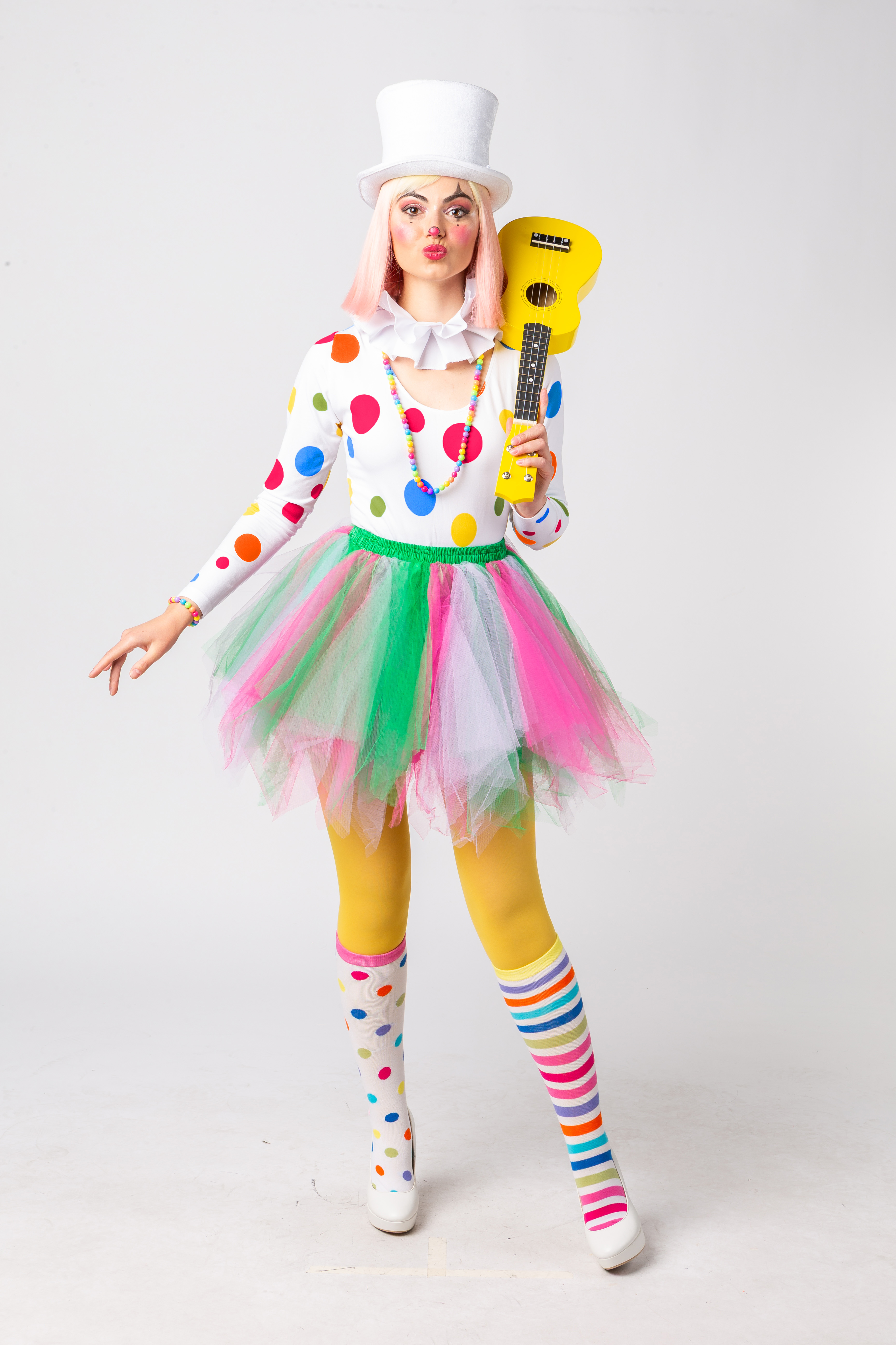 Body clown, colorful