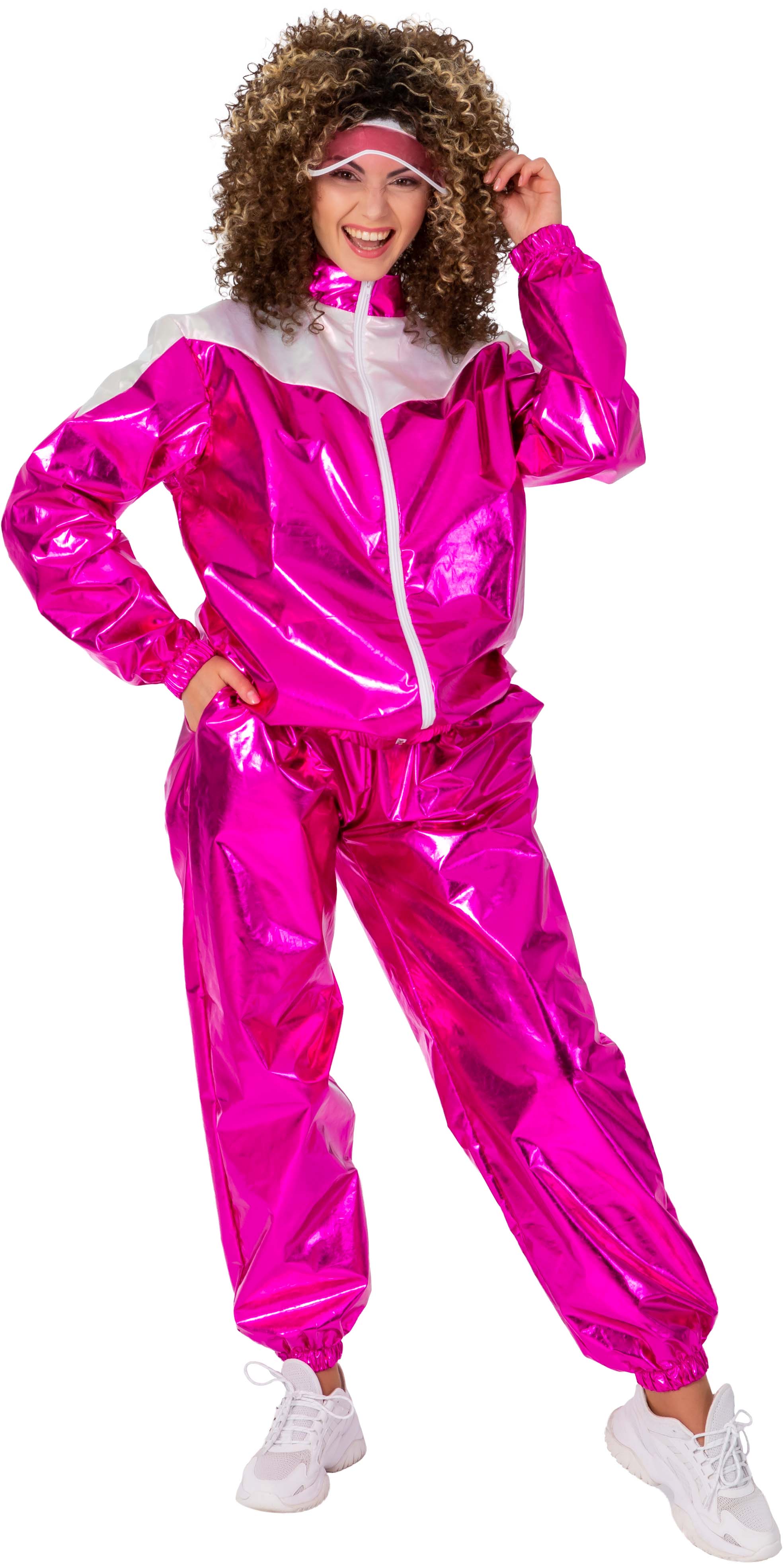 Jogging suit vinyl, pink