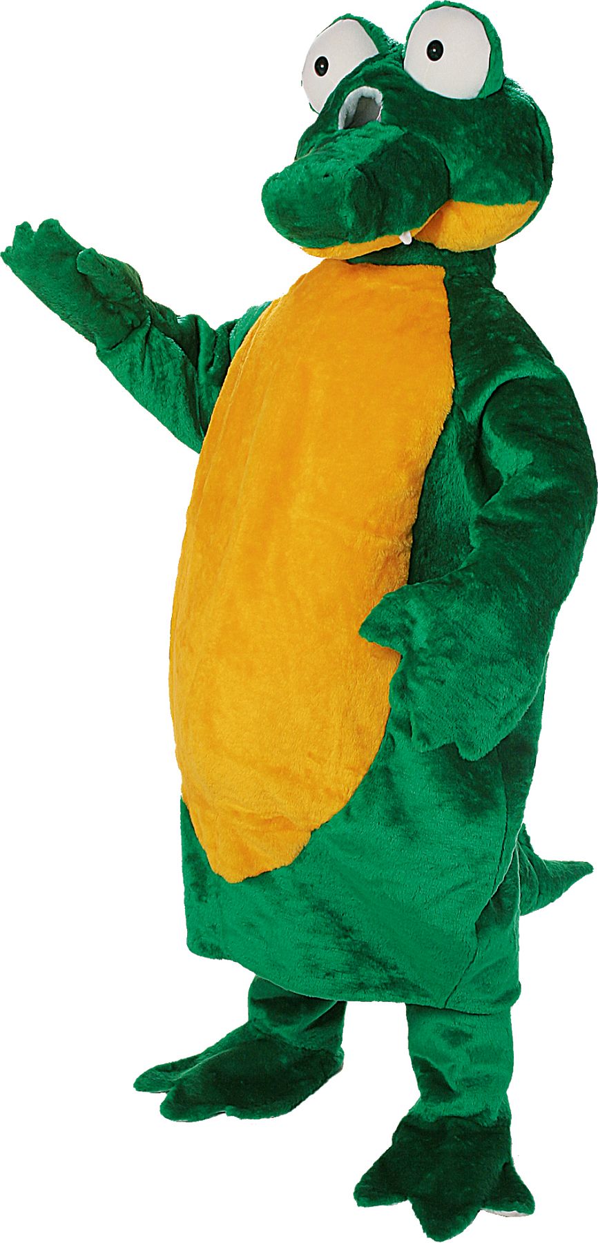 Big crocodile overall with head