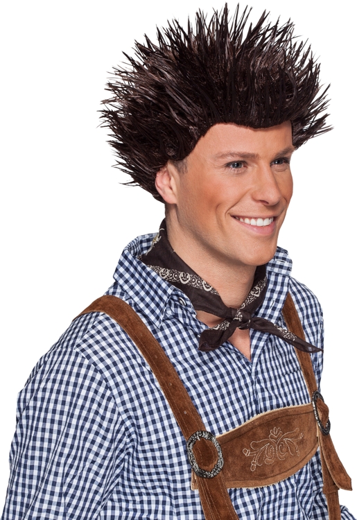 Hedgehog wig, brown
