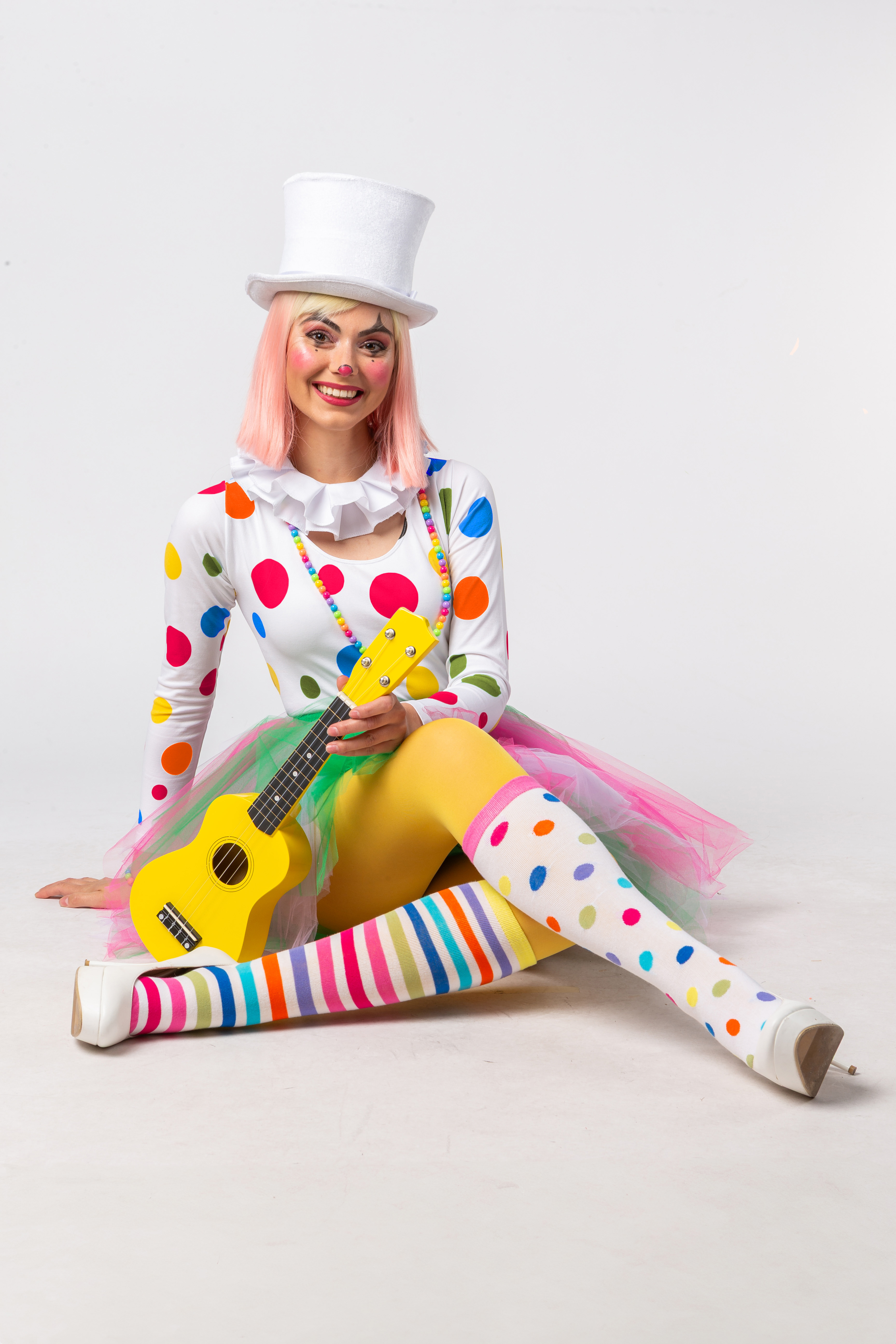 Body clown, colorful
