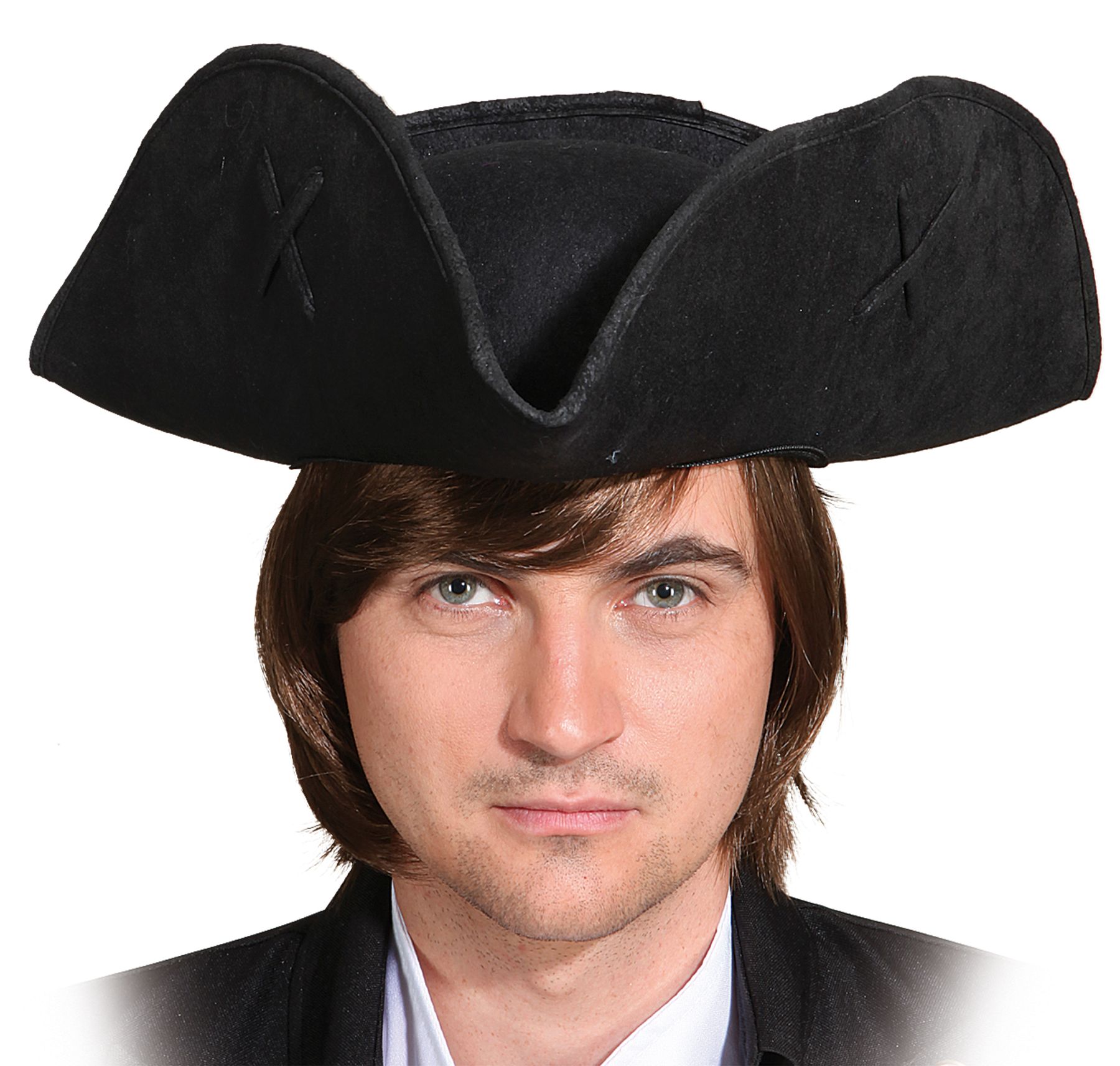 Dreispitz de Luxe, schwarz