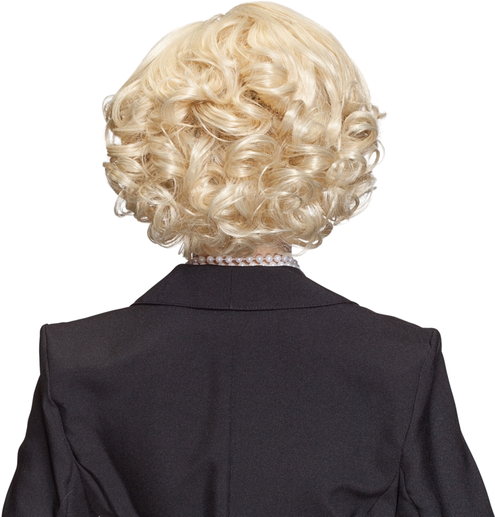 30s wig, blond