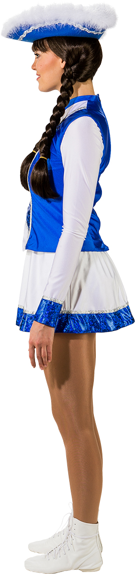 Robe étencielle - 3 pièces, bleu/blanc
