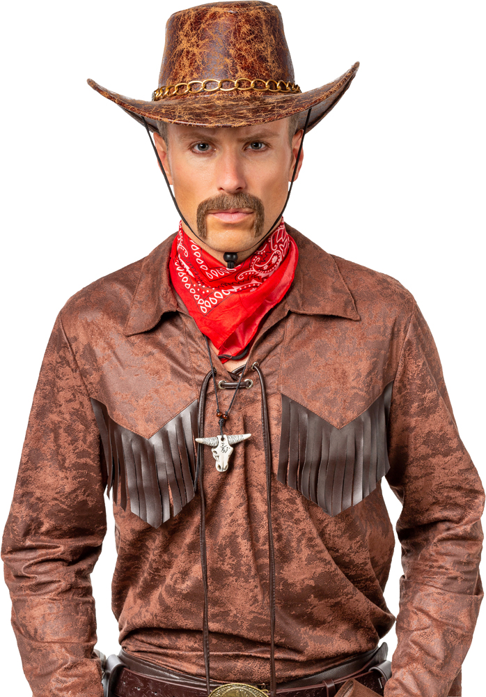 Cowboy hat suede, brown