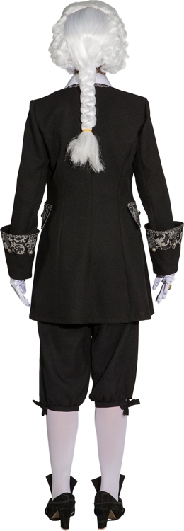 Historic Jacket de Luxe, black-silver