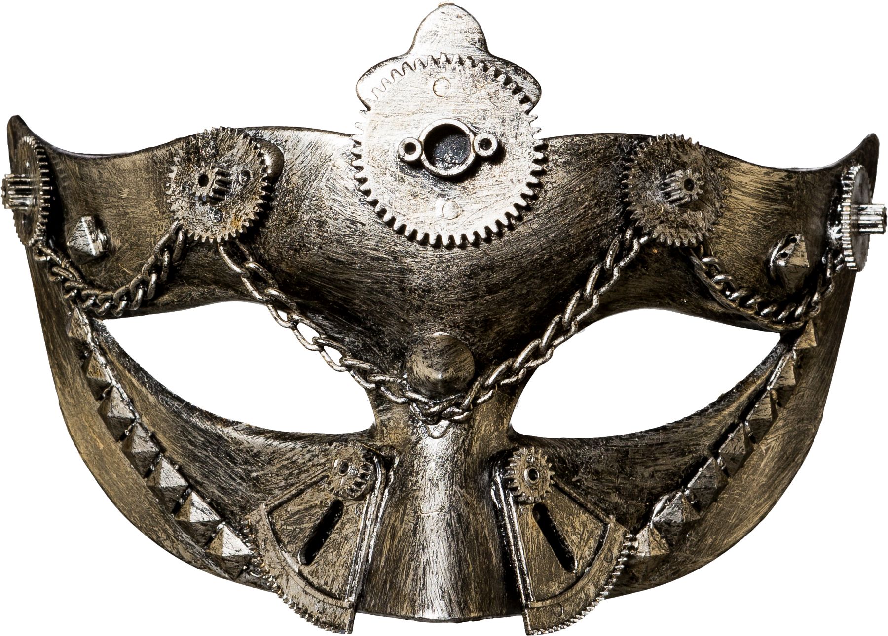 Steampunk eye mask, silver  