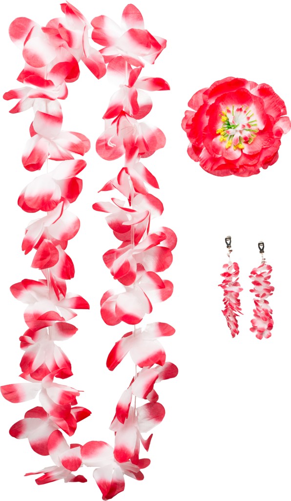 Bijoux Hawaiien, rouge