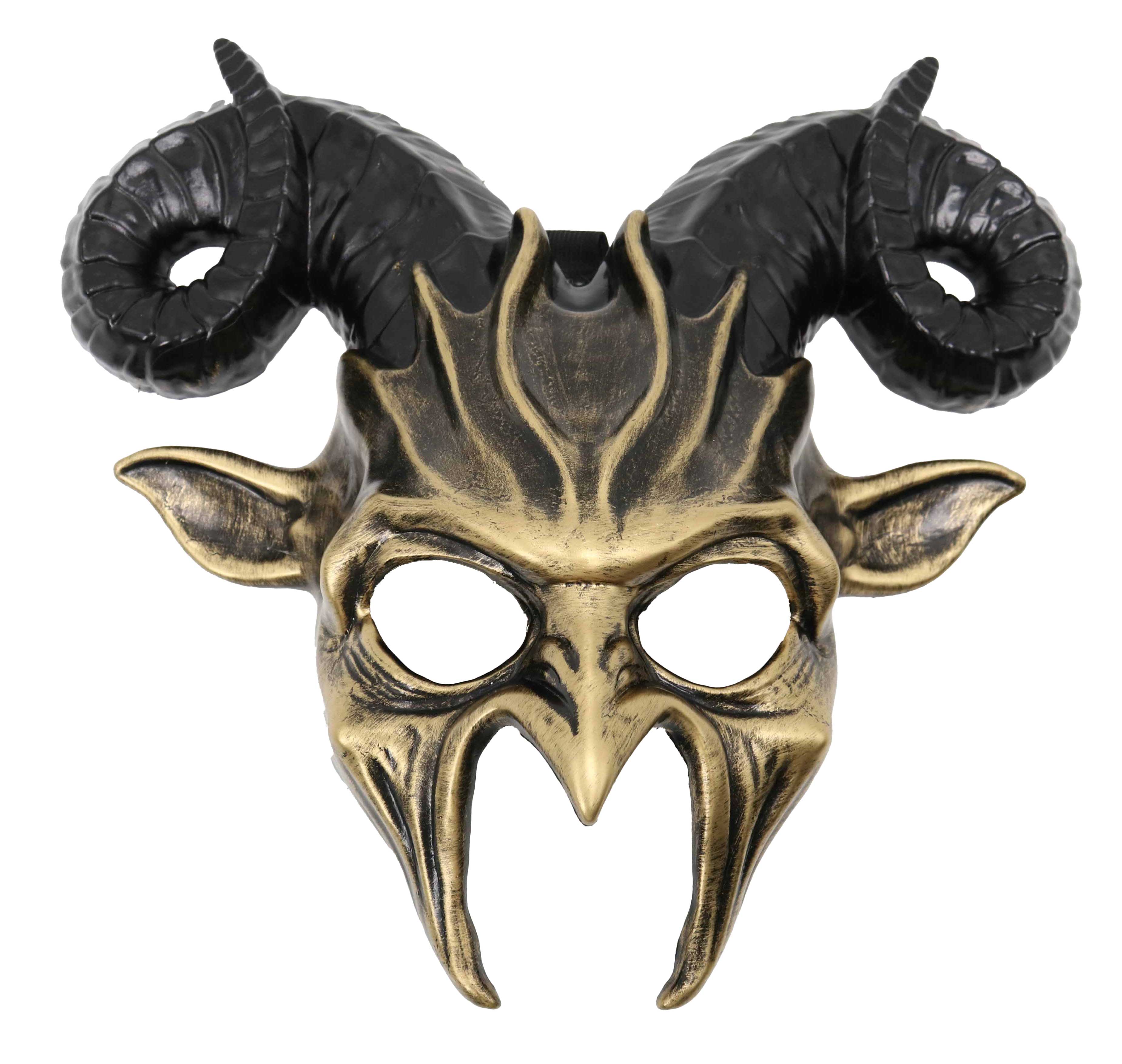 Halbmaske Teufel mit Hörnern