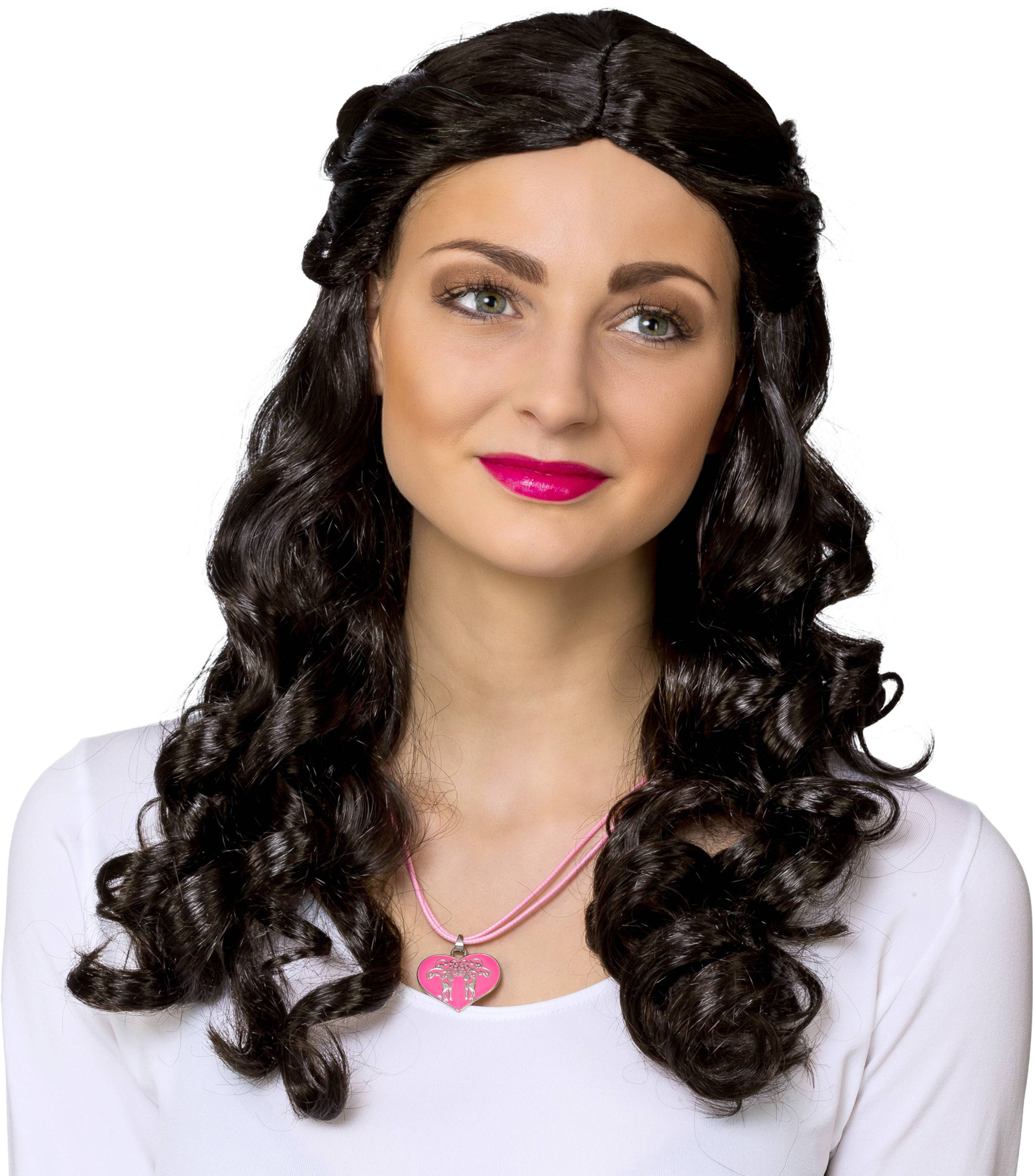 Curly Wig, black 