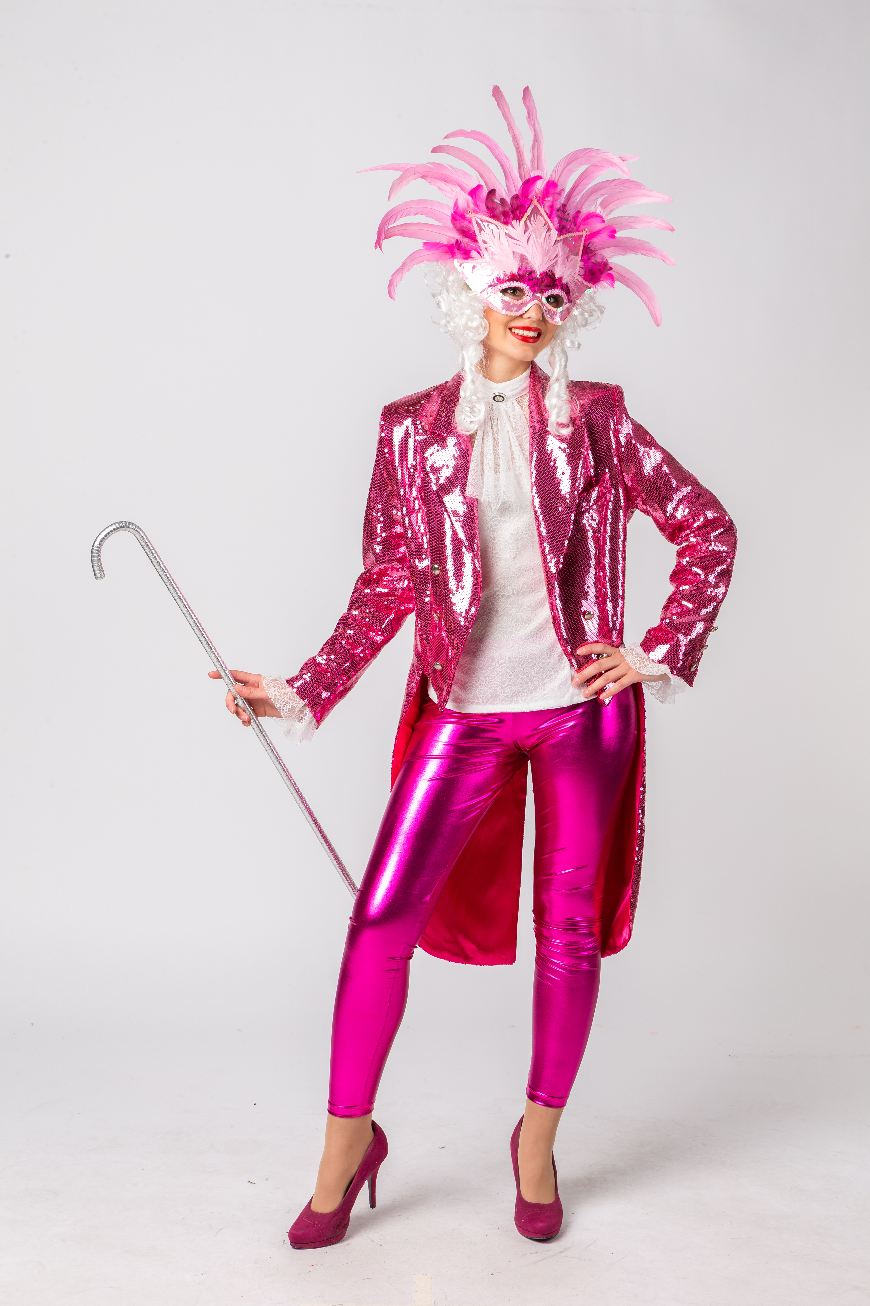 Damenfrack Paillette, pink Damenfrack Paillette, pink