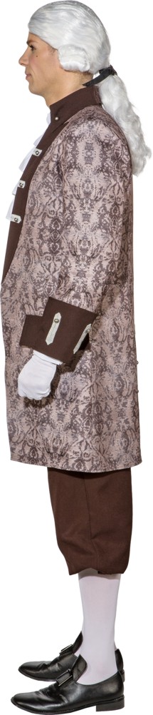 men jacket with ornament; with lining