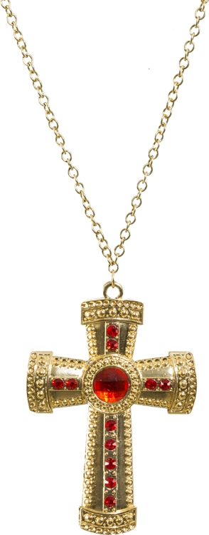 Sank Nicholas necklace with cross de Luxe