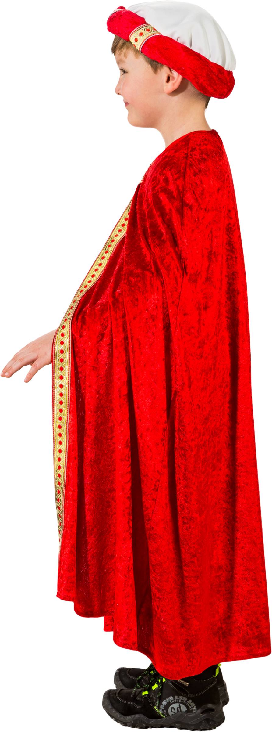 Balthazar cape, red for children 