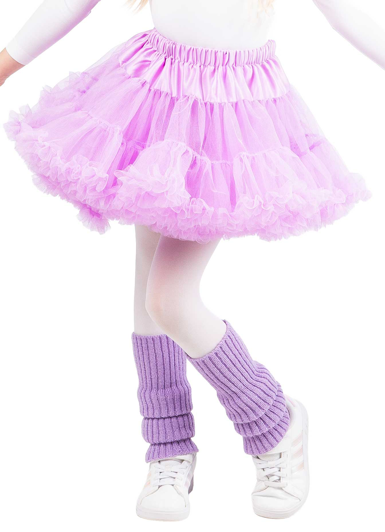Children's petticoat with frills, lilac