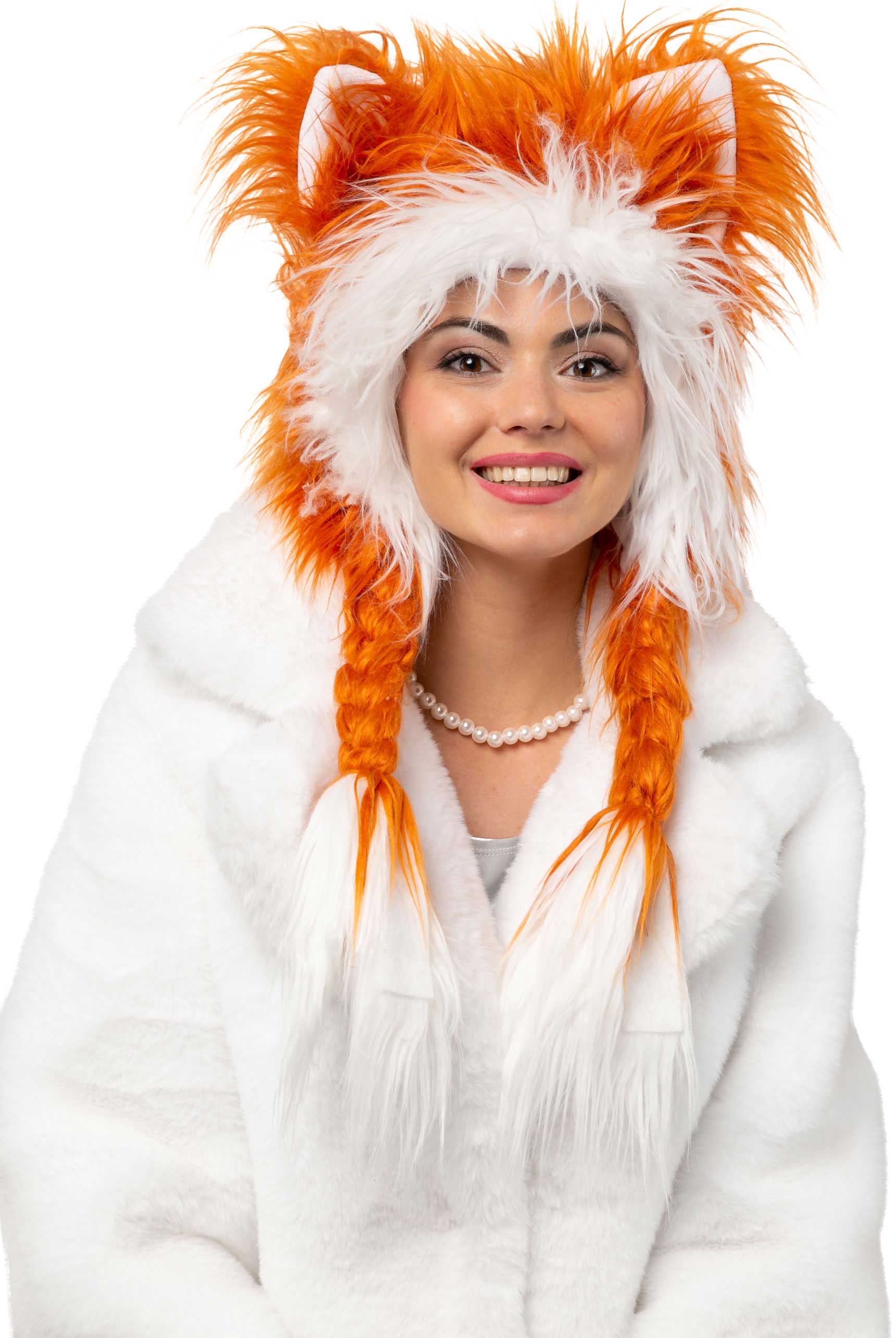 plush hat shaggy, fox
