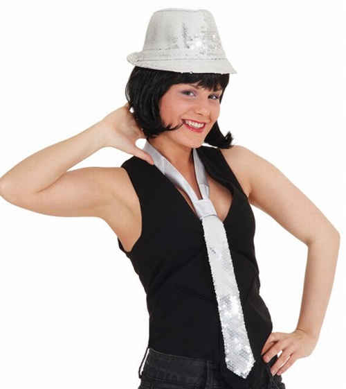 Discoqueen hat, silver
