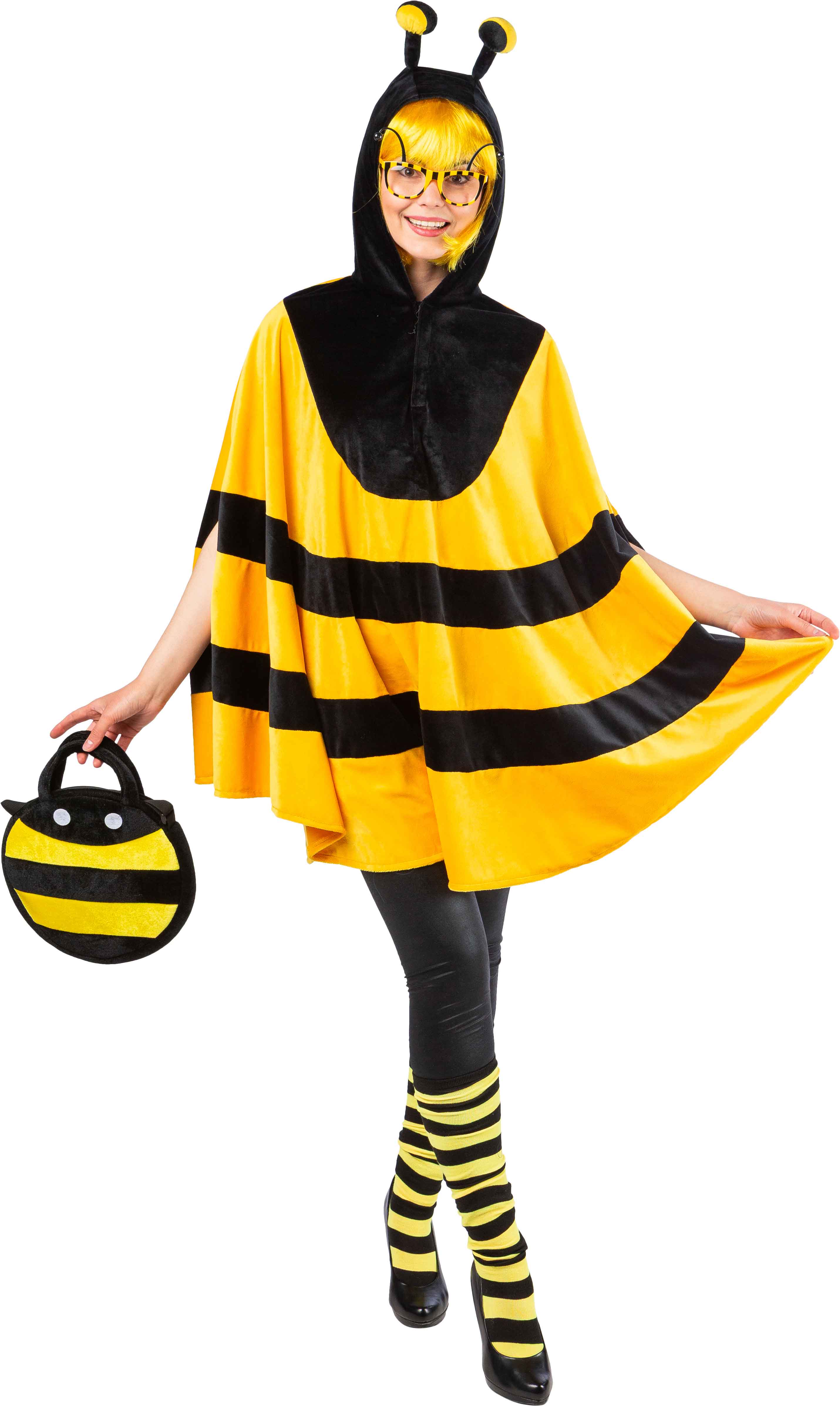 Animal poncho, bee