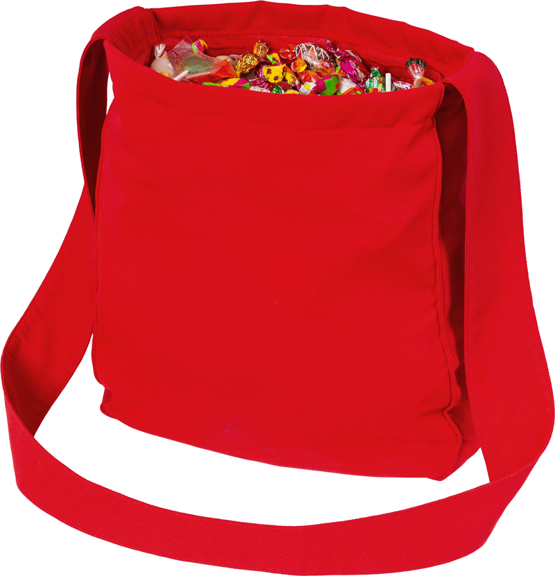 Throwing bag, red (with lining)