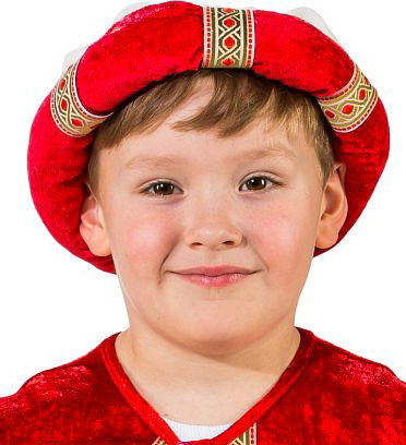Turban, rouge pour enfants