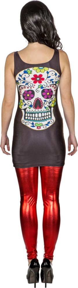 Minikleid Totenschädel