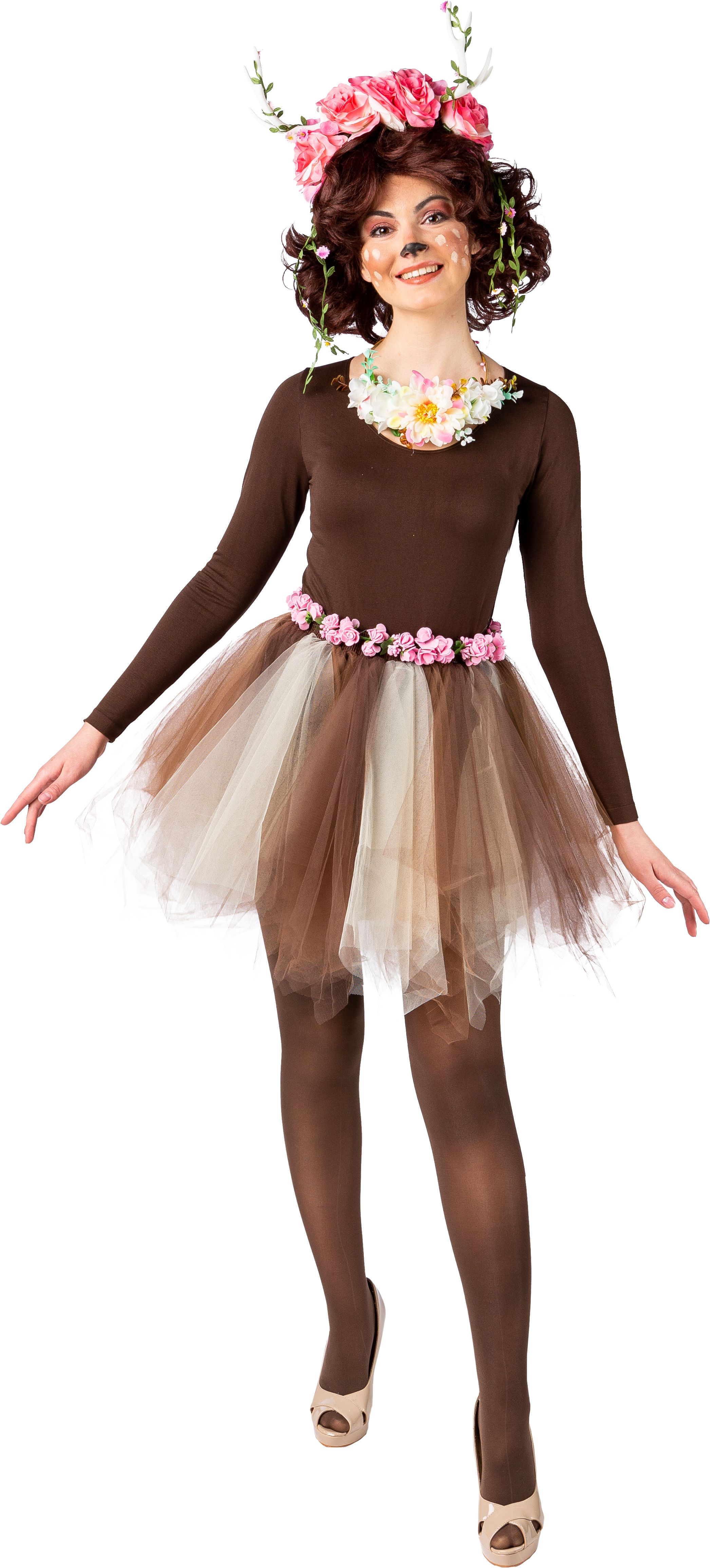 Tutu, brown/white