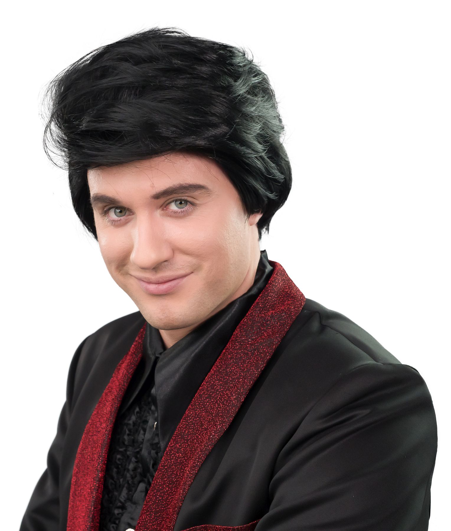 Pop star, black with sideburns