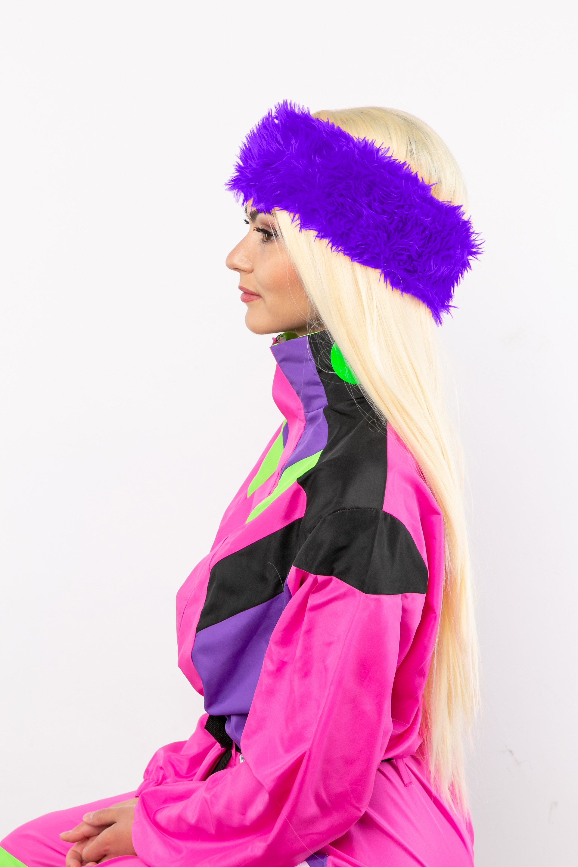 Headband fur, purple Headband fur, purple
