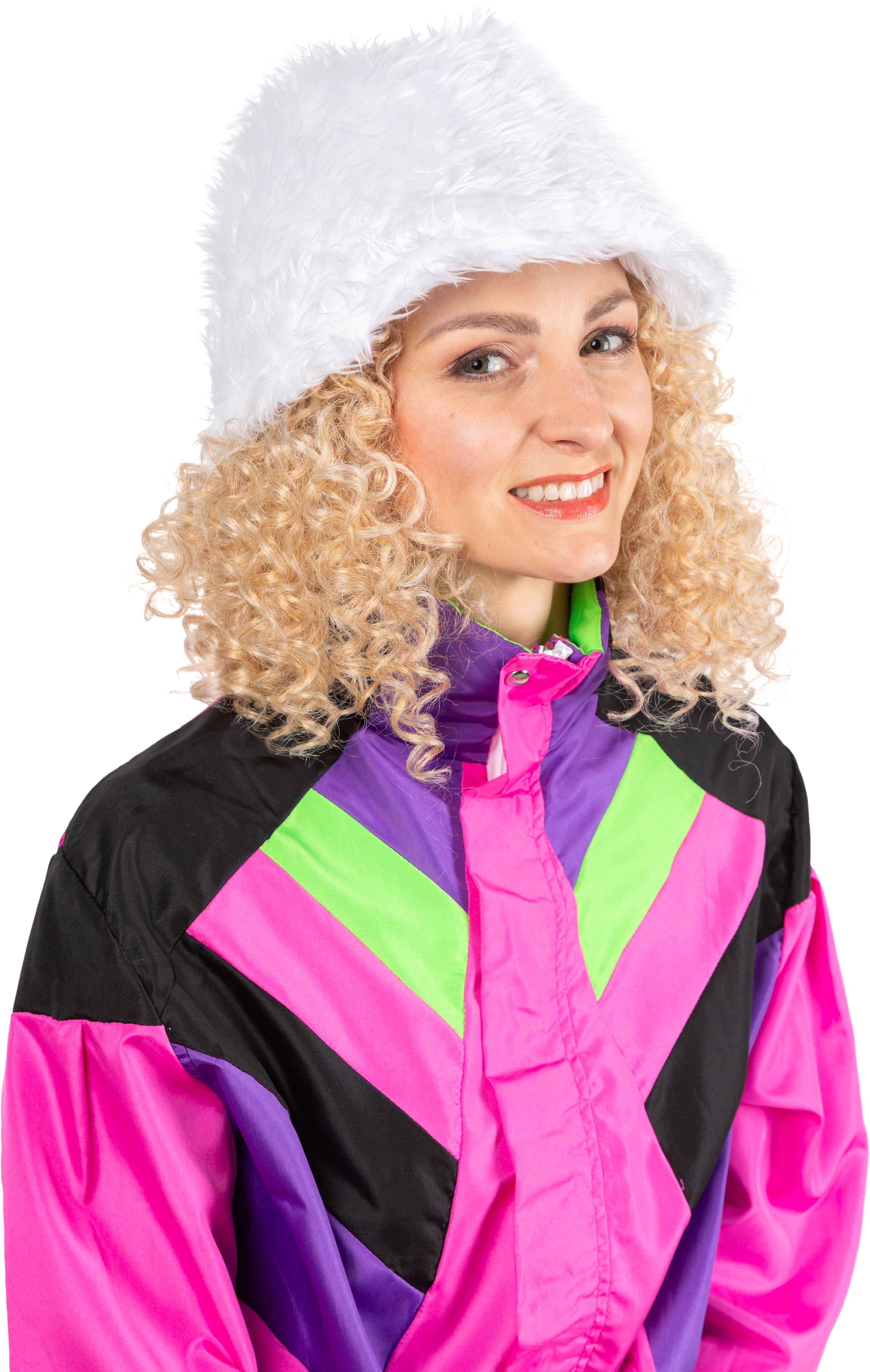 Fishermans cap fur, white