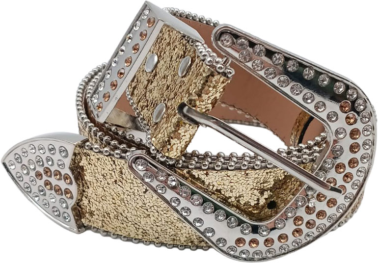 Gürtel Glitter, gold