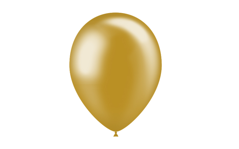 Latexballon Karneval 50 Stück, gold