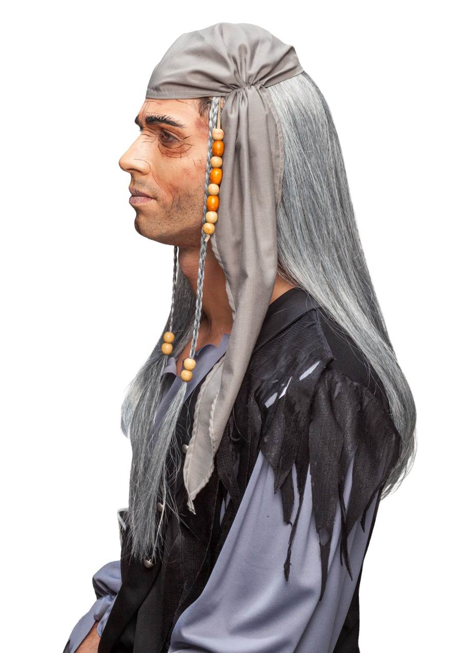 Zombie pirate wig, unisex