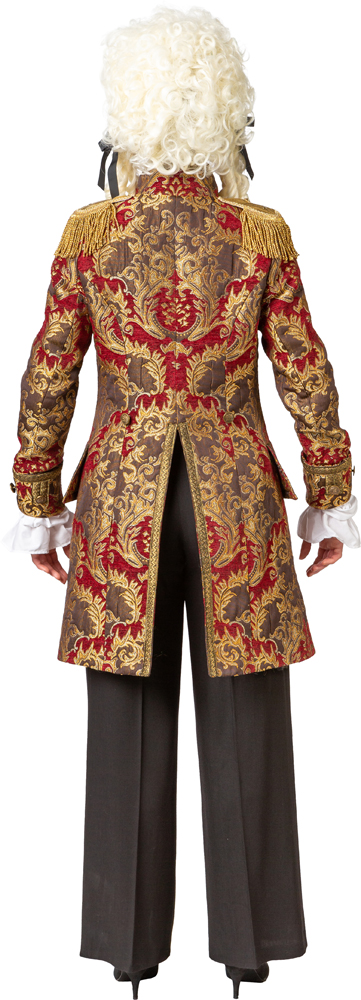 Veste royale pour dames, rouge/doré