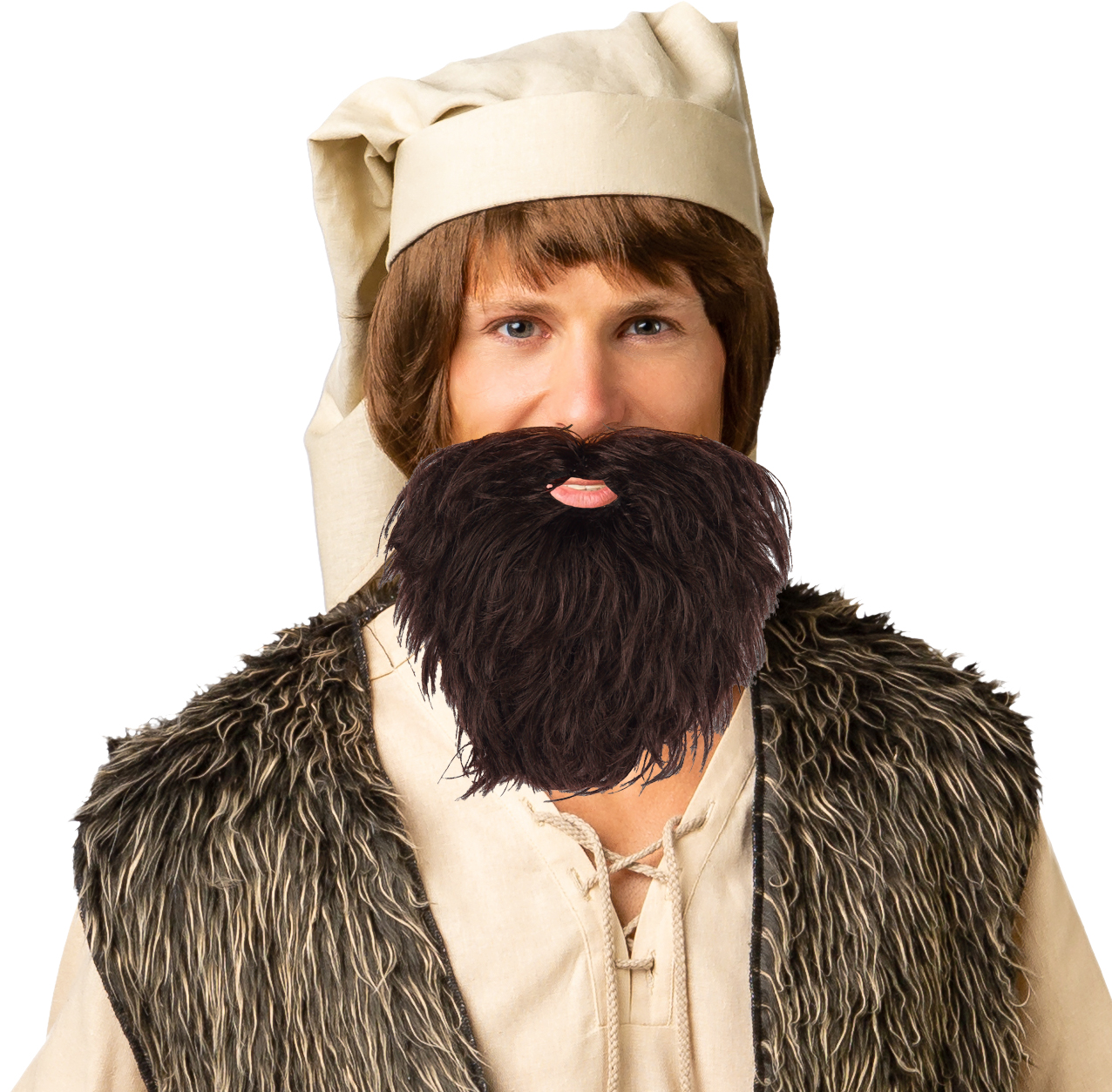 Barbe naine, marron
