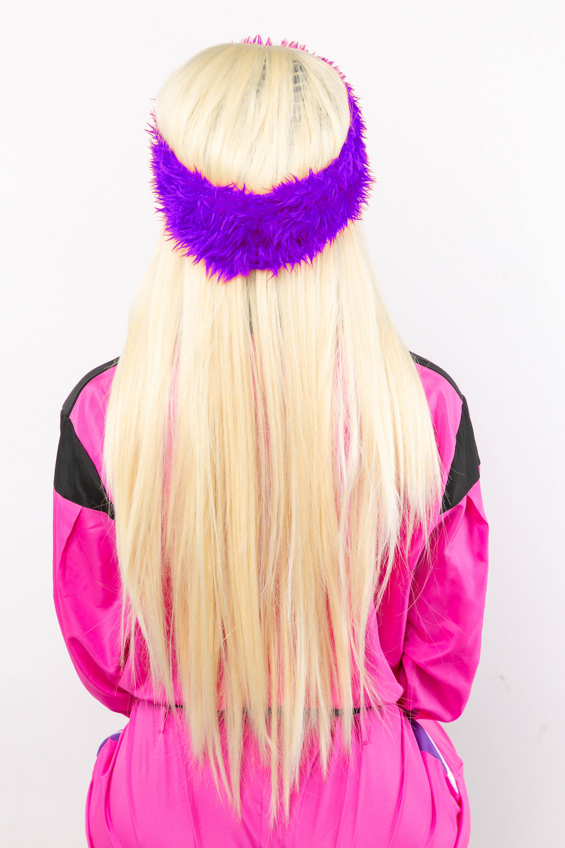 Headband fur, purple Headband fur, purple