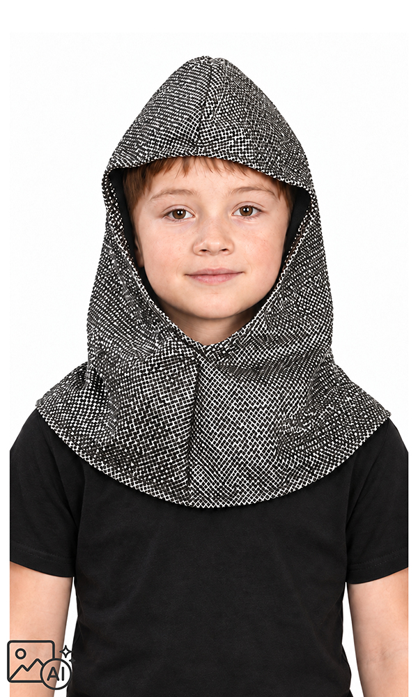 Cagoule de chevalier pour enfants