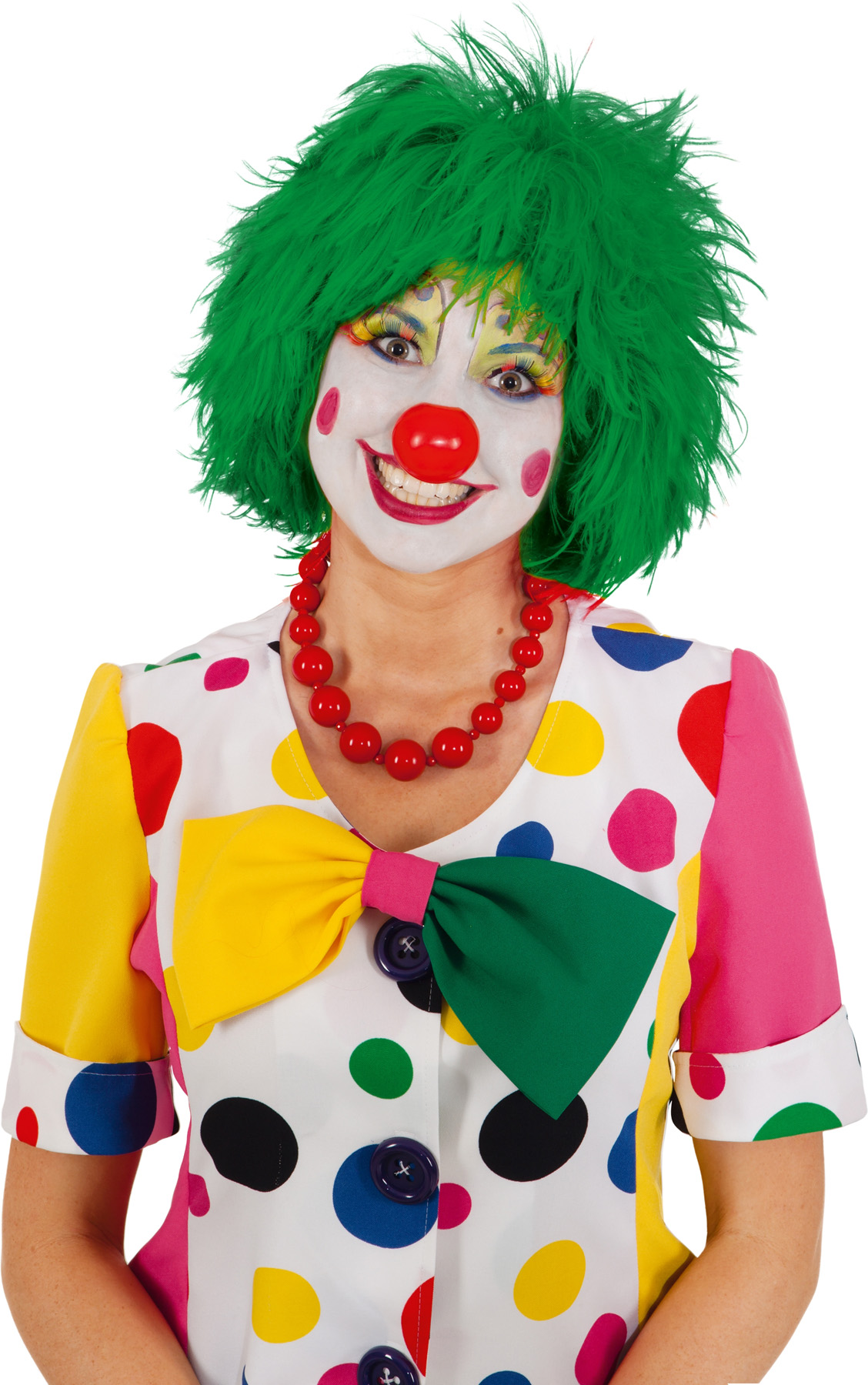 Clown wig, green