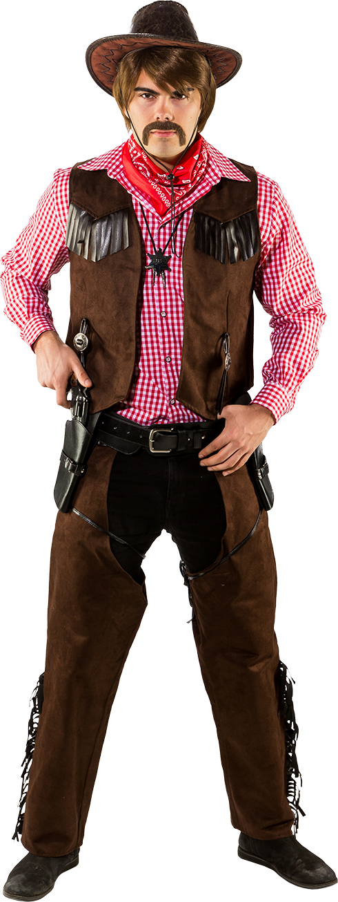 Cowboy Gilet faux daim