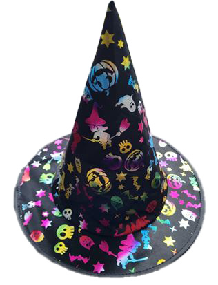 Witch hat, multichrome 
