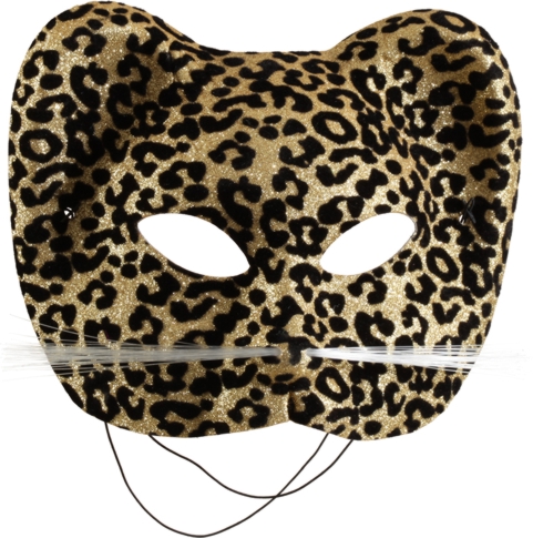 Leopard mask deluxe - Sale