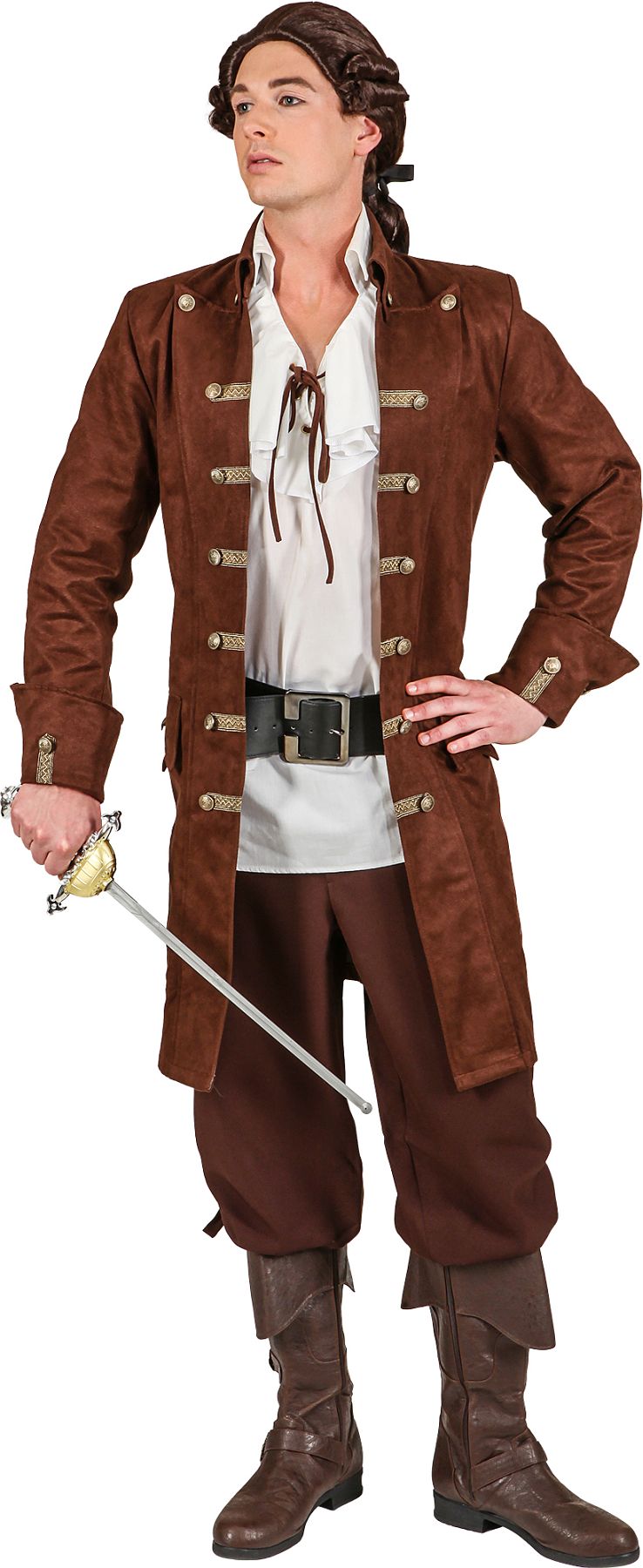 Men's jacket deluxe, brown